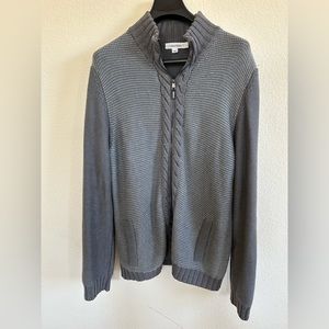 Calvin Klein men’s sweater full zip, size L